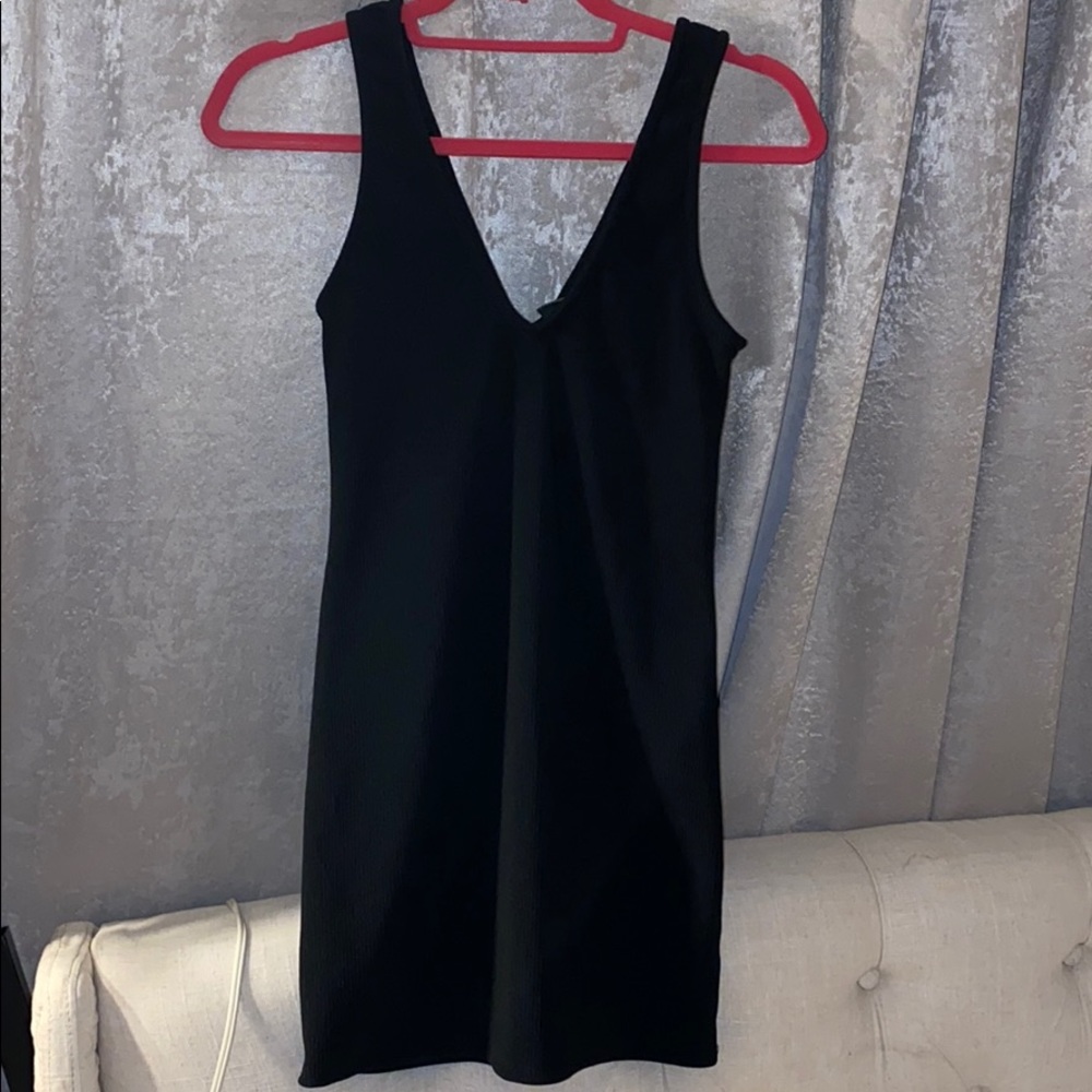 Black tank dress